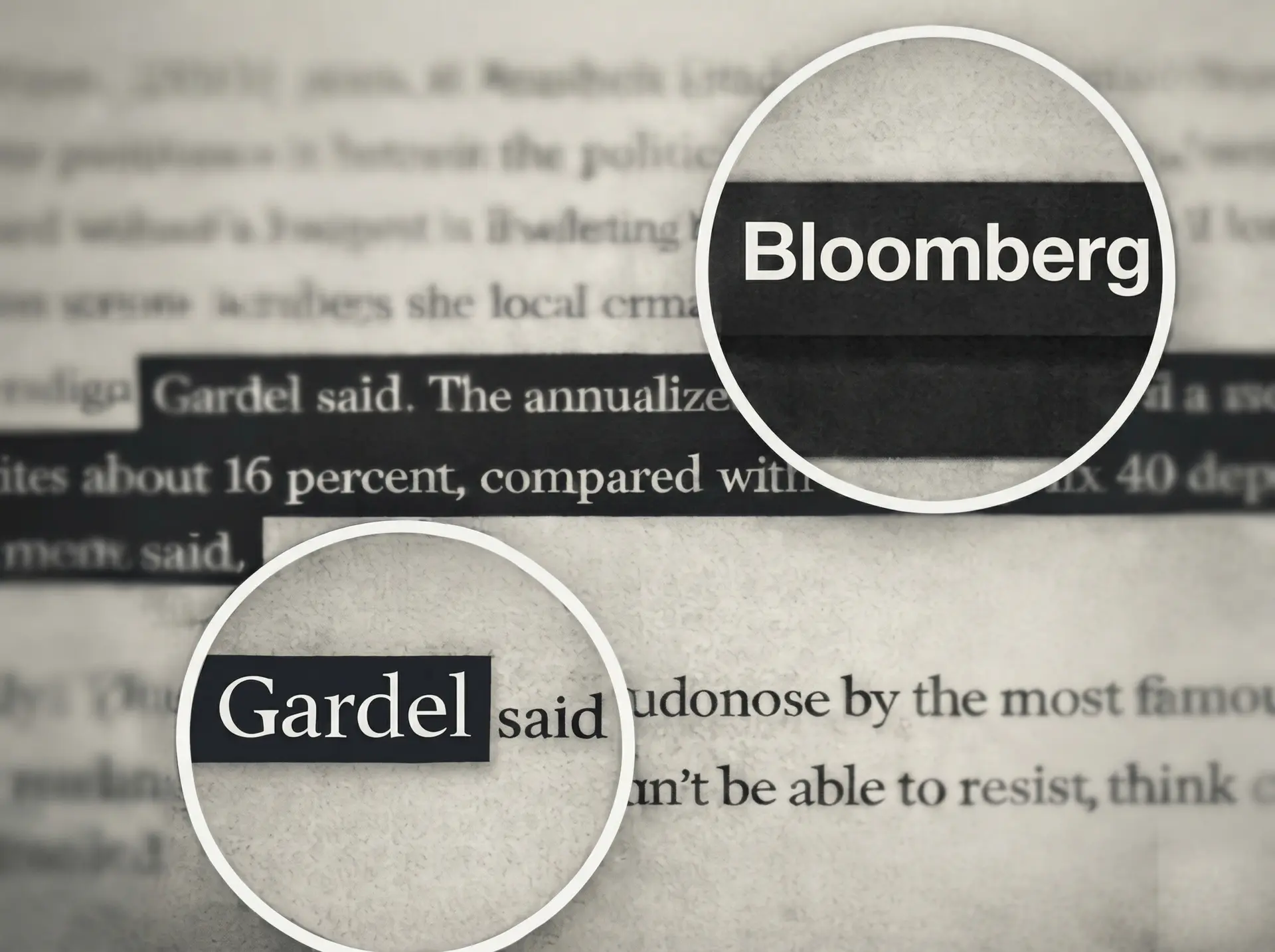 Bloomberg coverage of Argentine peso trading